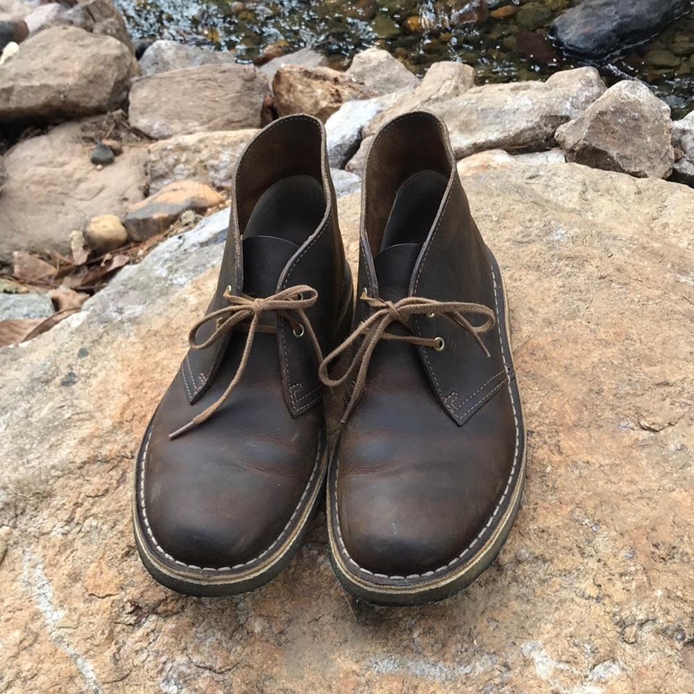 Clarks leather boot